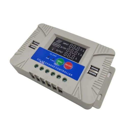 12/24 30A PWM Solar Charge Controller With LCD